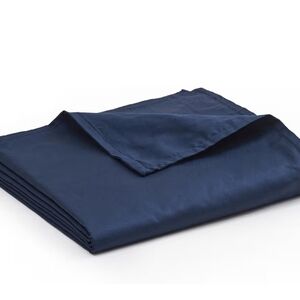 NWT YnM Exclusive Cotton Duvet Cover for Weighted Blanket Navy Blue 60x80